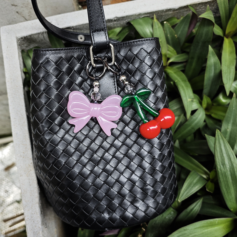 Phone Accessories For Teens - HERLOOK – grand sac cerise, porte-clés