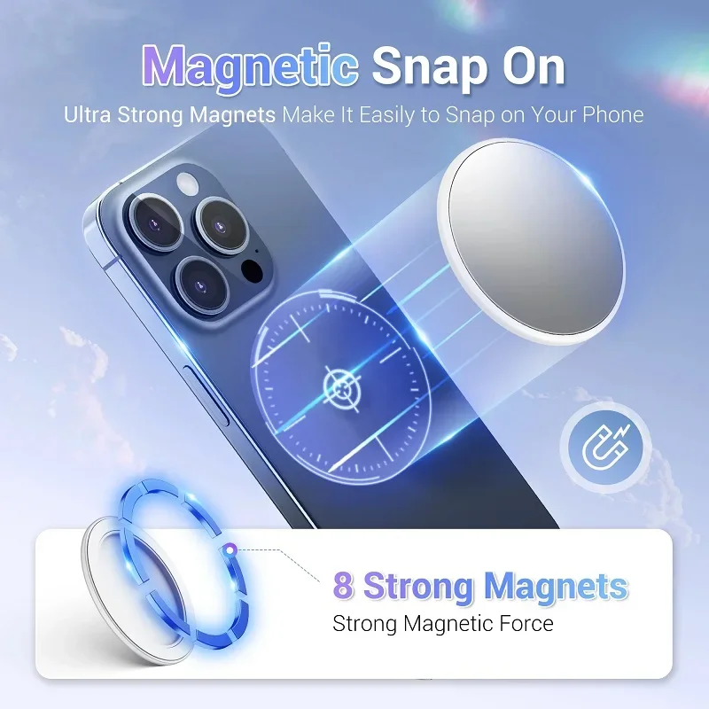 Phone Accessories Video - MagSafe téléphone magnétique arrière Selfie HD