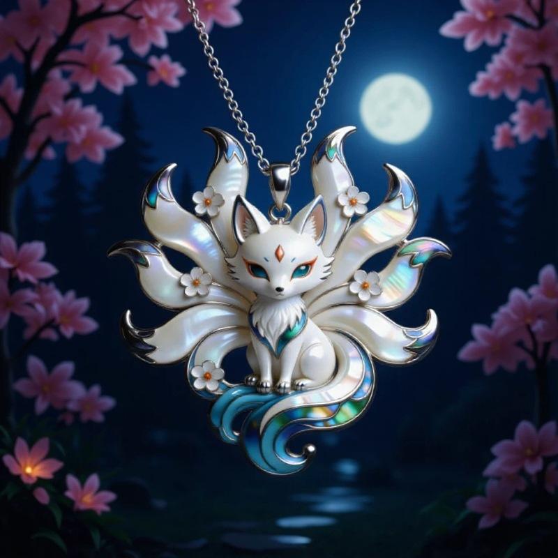 Collier pendentif émail Renard - Phone Accessories For Teens avis et prix