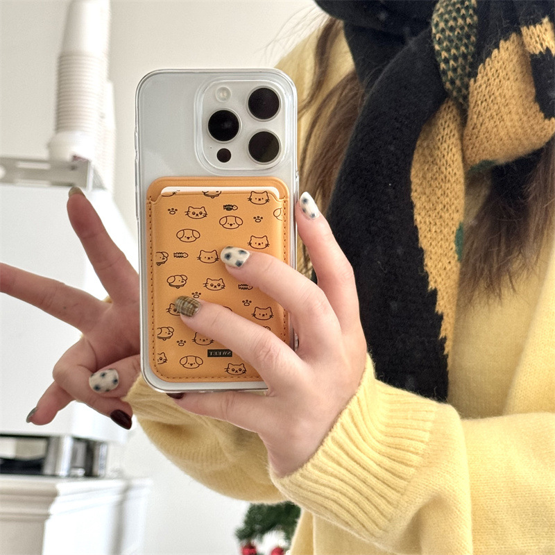 Portefeuille magnétique en cui - Phone Accessories For Teens avis et prix