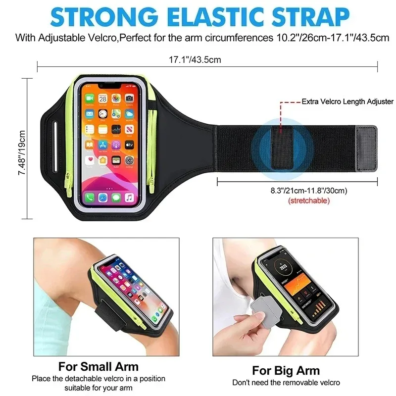 Sac de bras de fitness en plei - Phone Accessories For Running avis et prix