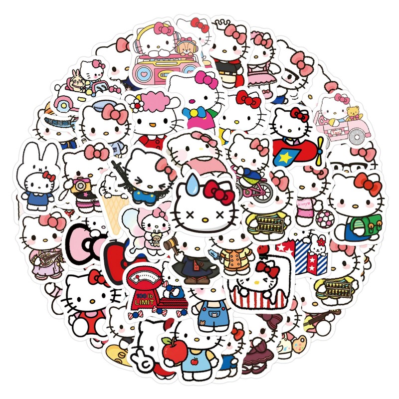 100 autocollants Hello Kitty,  - Phone Accessories Supplier avis et prix