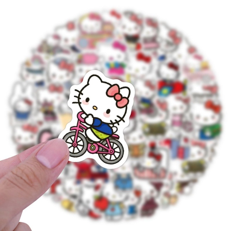100 autocollants Hello Kitty,  - Phone Accessories Supplier avis et prix