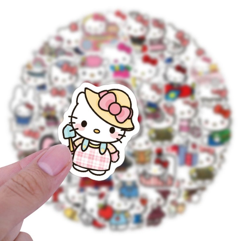 100 autocollants Hello Kitty,  - Phone Accessories Supplier avis et prix